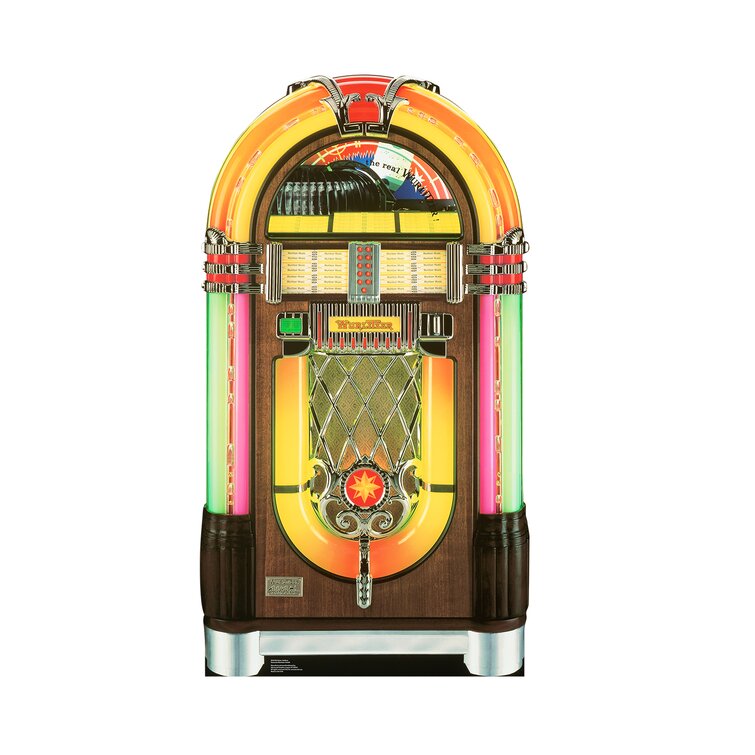 Advanced Graphics Cartoons Wurlitzer Jukebox Life-Size Cardboard Stand ...